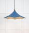 From The Anvil Smooth Brass Flora Pendant in Upstream