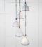 From The Anvil Smooth Copper Brindley Cluster Pendant in Birch