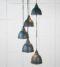 From The Anvil Smooth Copper Brindley Cluster Pendant in Dingle