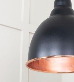 From The Anvil Smooth Copper Brindley Cluster Pendant in Elan Black - Image 4