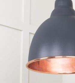 From The Anvil Smooth Copper Brindley Cluster Pendant in Slate - Image 4
