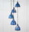 From The Anvil Smooth Copper Brindley Cluster Pendant in Upstream