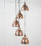From The Anvil Smooth Copper Brindley Cluster Pendant