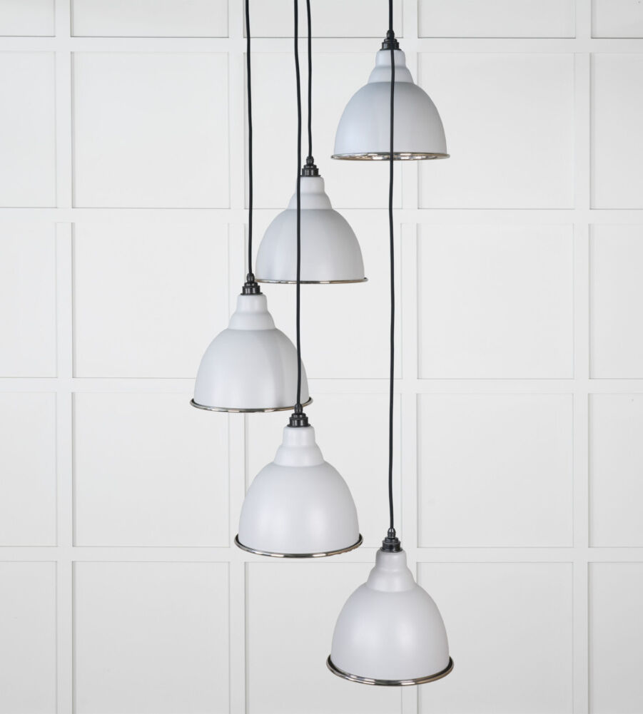 From The Anvil Smooth Nickel Brindley Cluster Pendant in Birch - Image 3