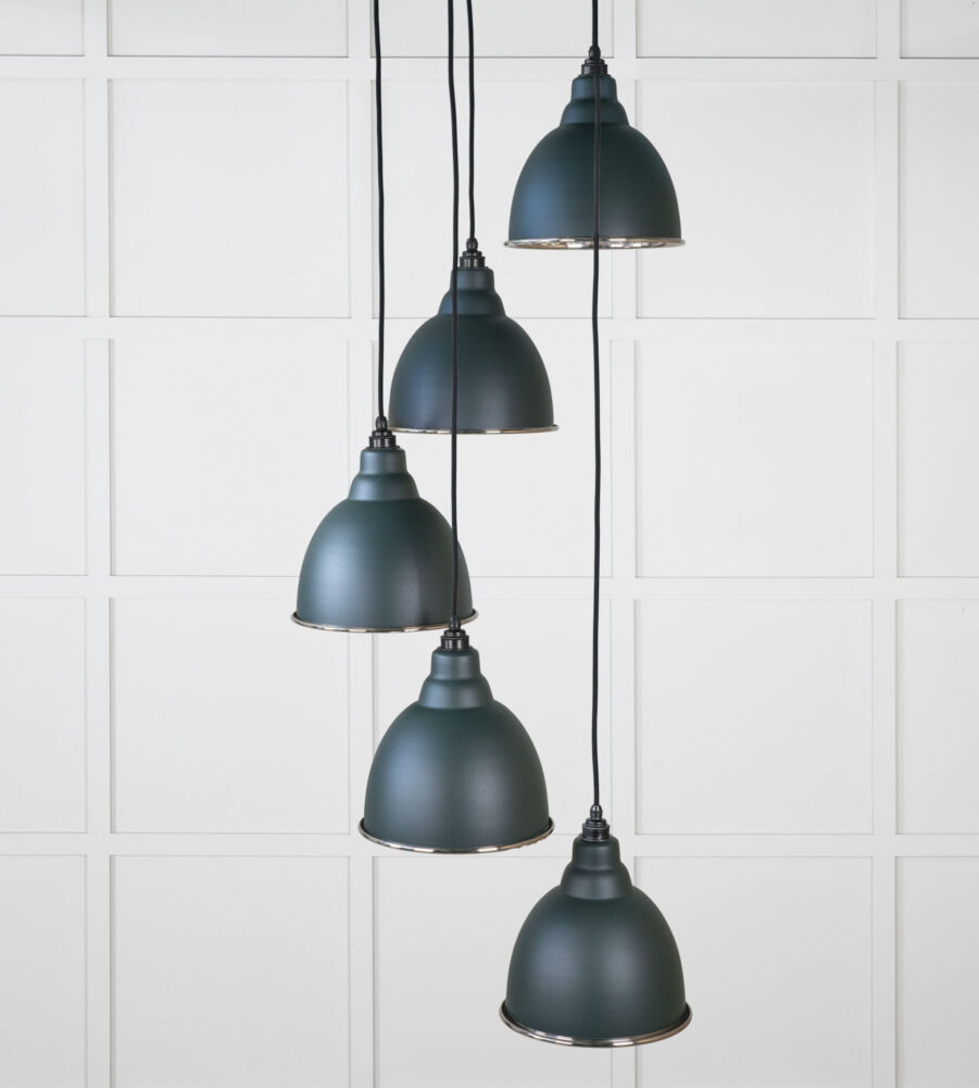 From The Anvil Smooth Nickel Brindley Cluster Pendant in Dingle - Image 3