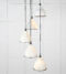 From The Anvil Smooth Nickel Brindley Cluster Pendant in Teasel