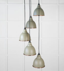 From The Anvil Hammered Copper Brindley Cluster Pendant in Tump - Image 3