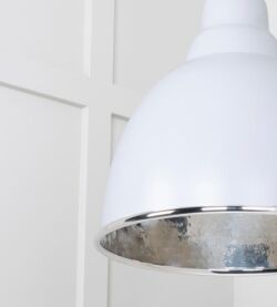 From The Anvil Hammered Nickel Brindley Cluster Pendant in Birch - Image 4