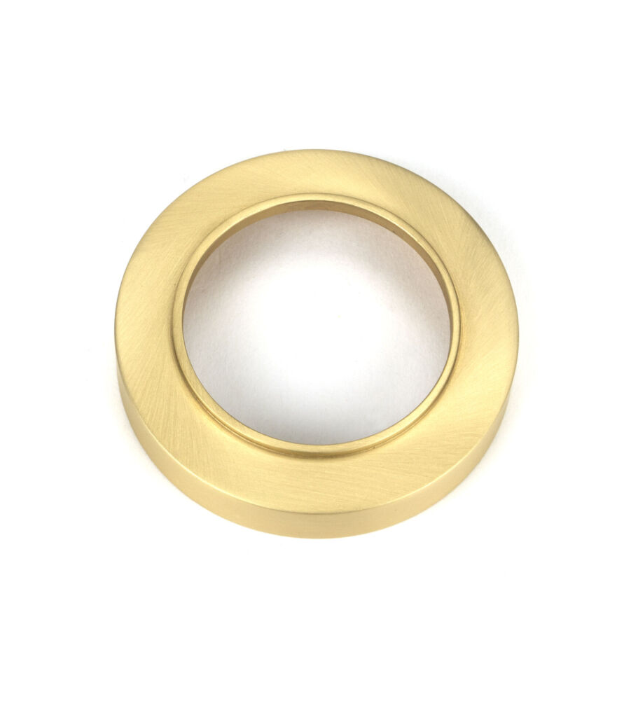From The Anvil Satin Brass Round Escutcheon (Plain) - Image 3