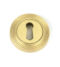 From The Anvil Satin Brass Round Escutcheon (Beehive)