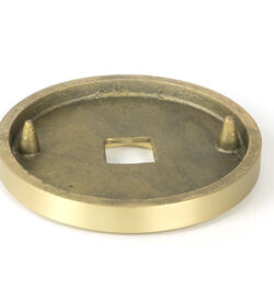 From The Anvil Satin Brass Brompton Centre Door Knob (Beehive) - Image 5