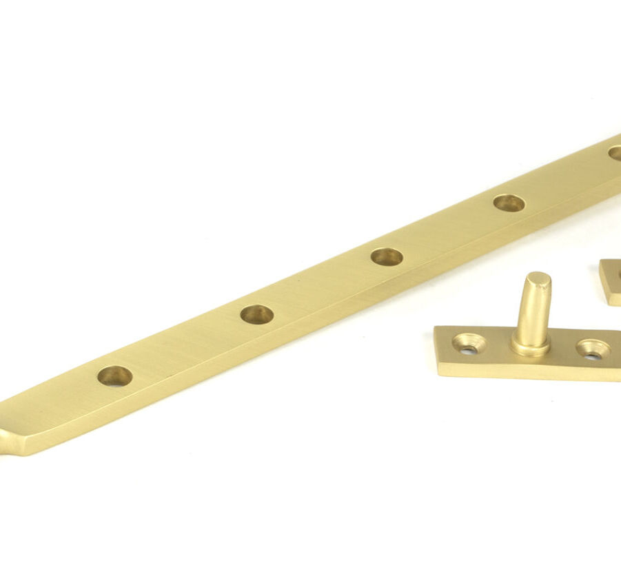 From The Anvil Satin Brass 12" Brompton Stay