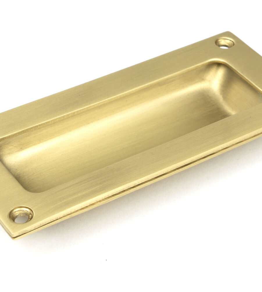 From The Anvil Satin Brass Flush Handle
