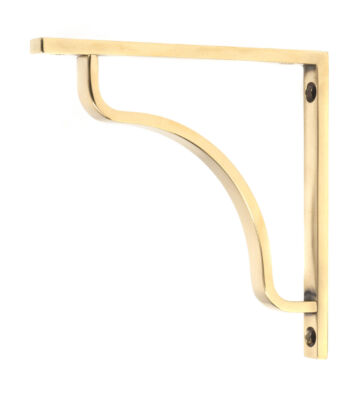 From The Anvil Aged Brass Abingdon Shelf Bracket (150mm x 150mm)