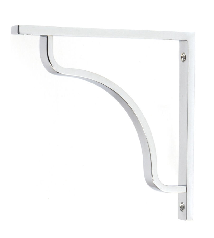 From The Anvil Polished Chrome Abingdon Shelf Bracket (150mm x 150mm)