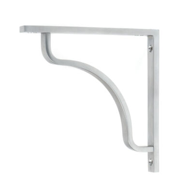 From The Anvil Satin Chrome Abingdon Shelf Bracket (150mm X 150mm)