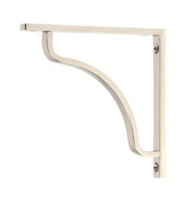 From The Anvil Polished Nickel Abingdon Shelf Bracket (150mm x 150mm)