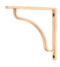 From The Anvil Polished Bronze Abingdon Shelf Bracket (150mm x 150mm)