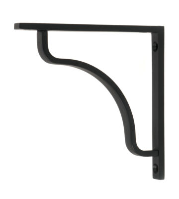 From The Anvil Matt Black Abingdon Shelf Bracket (150mm x 150mm)