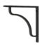 From The Anvil Matt Black Abingdon Shelf Bracket (150mm x 150mm)