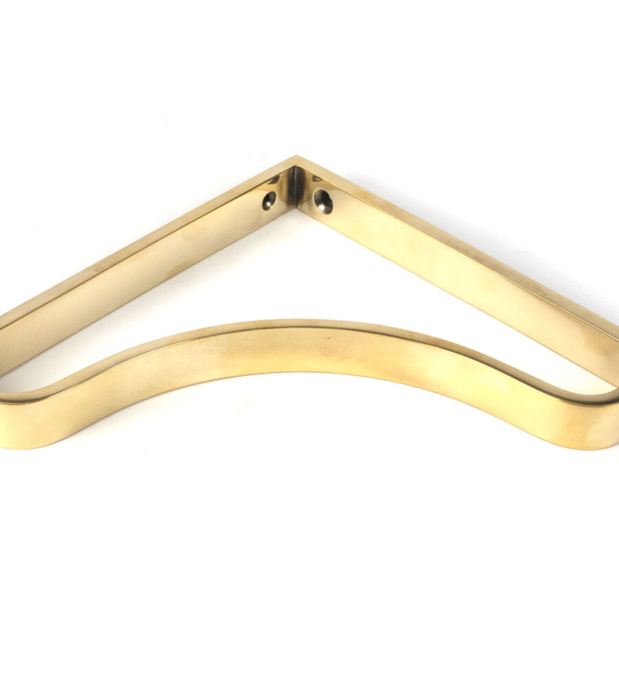 From The Anvil Aged Brass Abingdon Shelf Bracket (200mm x 200mm) - Image 3