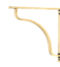 From The Anvil Aged Brass Abingdon Shelf Bracket (200mm x 200mm)