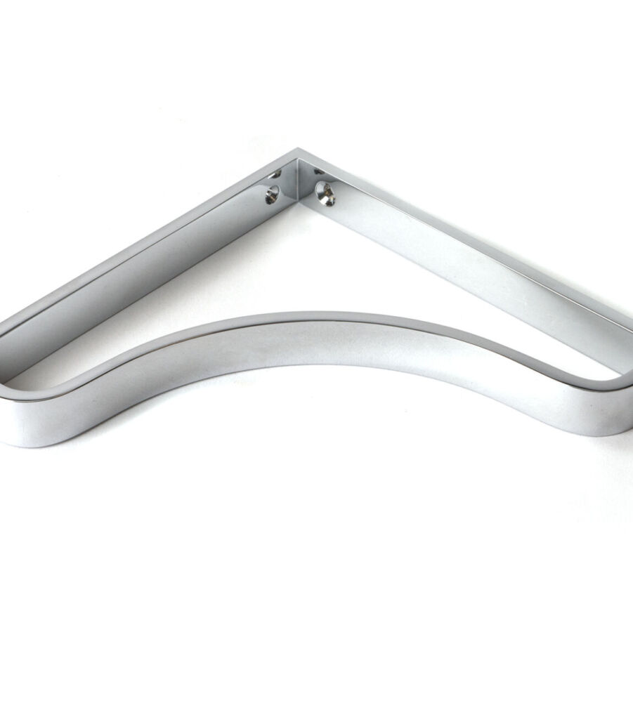 From The Anvil Polished Chrome Abingdon Shelf Bracket (200mm x 200mm) - Image 3