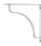 From The Anvil Polished Chrome Abingdon Shelf Bracket (200mm x 200mm)