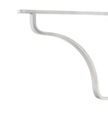 From The Anvil Satin Chrome Abingdon Shelf Bracket (200mm x 200mm)