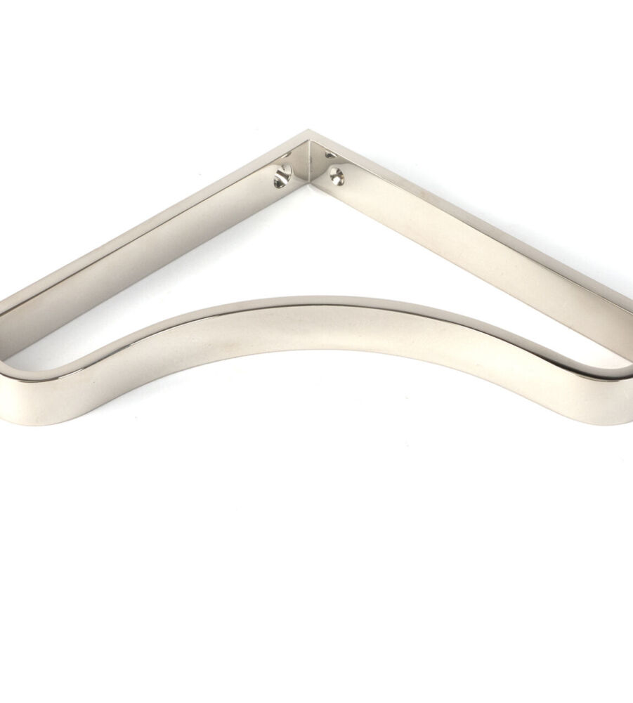 From The Anvil Polished Nickel Abingdon Shelf Bracket (200mm x 200mm) - Image 3