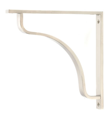 From The Anvil Polished Nickel Abingdon Shelf Bracket (200mm x 200mm)