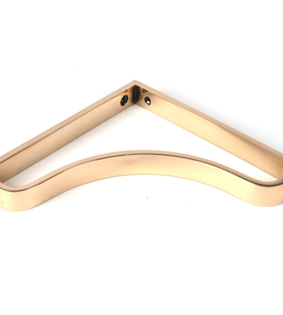 From The Anvil Polished Bronze Abingdon Shelf Bracket (200mm x 200mm) - Image 3