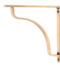 From The Anvil Polished Bronze Abingdon Shelf Bracket (200mm x 200mm)