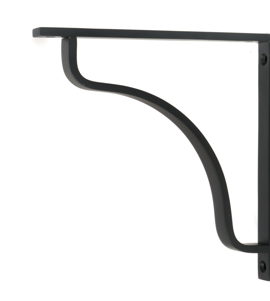 From The Anvil Matt Black Abingdon Shelf Bracket (200mm x 200mm)
