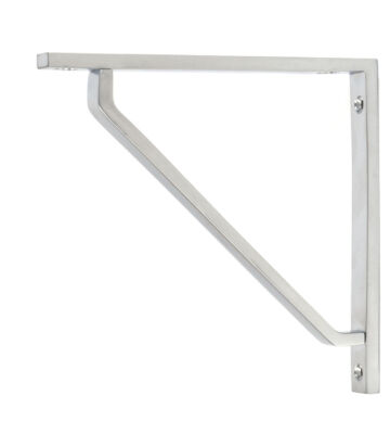 From The Anvil Satin Chrome Barton Shelf Bracket (150mm X 150mm)