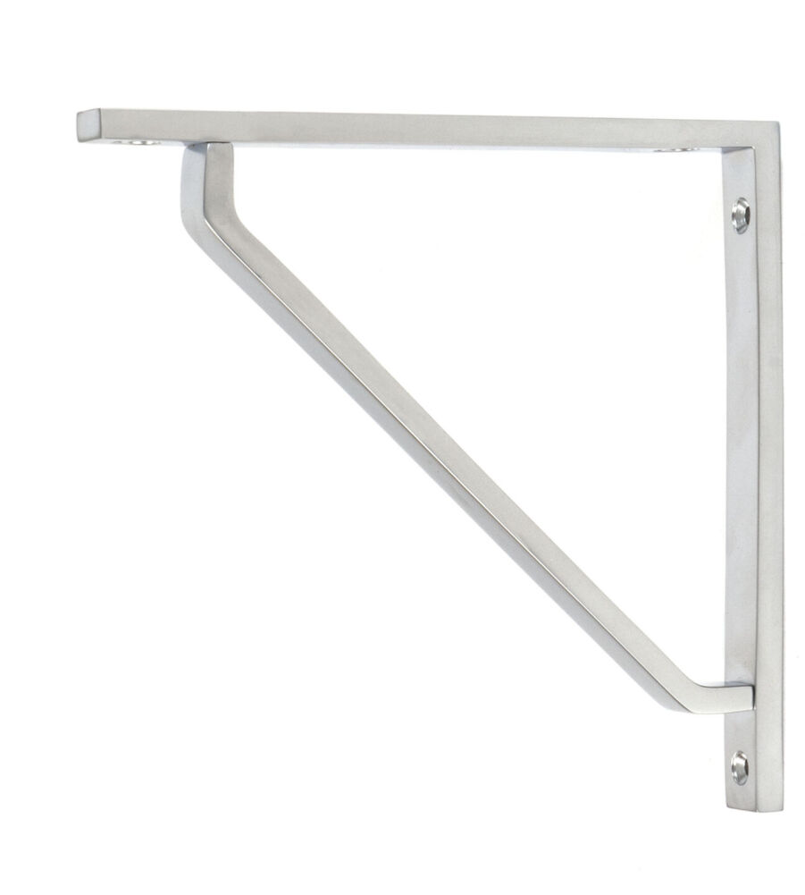 From The Anvil Satin Chrome Barton Shelf Bracket (150mm x 150mm)