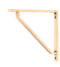 From The Anvil Polished Bronze Barton Shelf Bracket (150mm x 150mm)