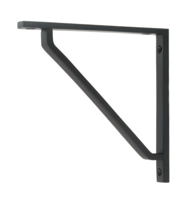 From The Anvil Matt Black Barton Shelf Bracket (150mm x 150mm)