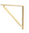 From The Anvil Satin Brass Barton Shelf Bracket (200mm x 200mm)