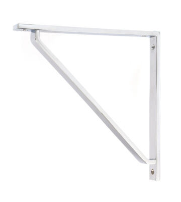 From The Anvil Polished Chrome Barton Shelf Bracket (200mm X 200mm)