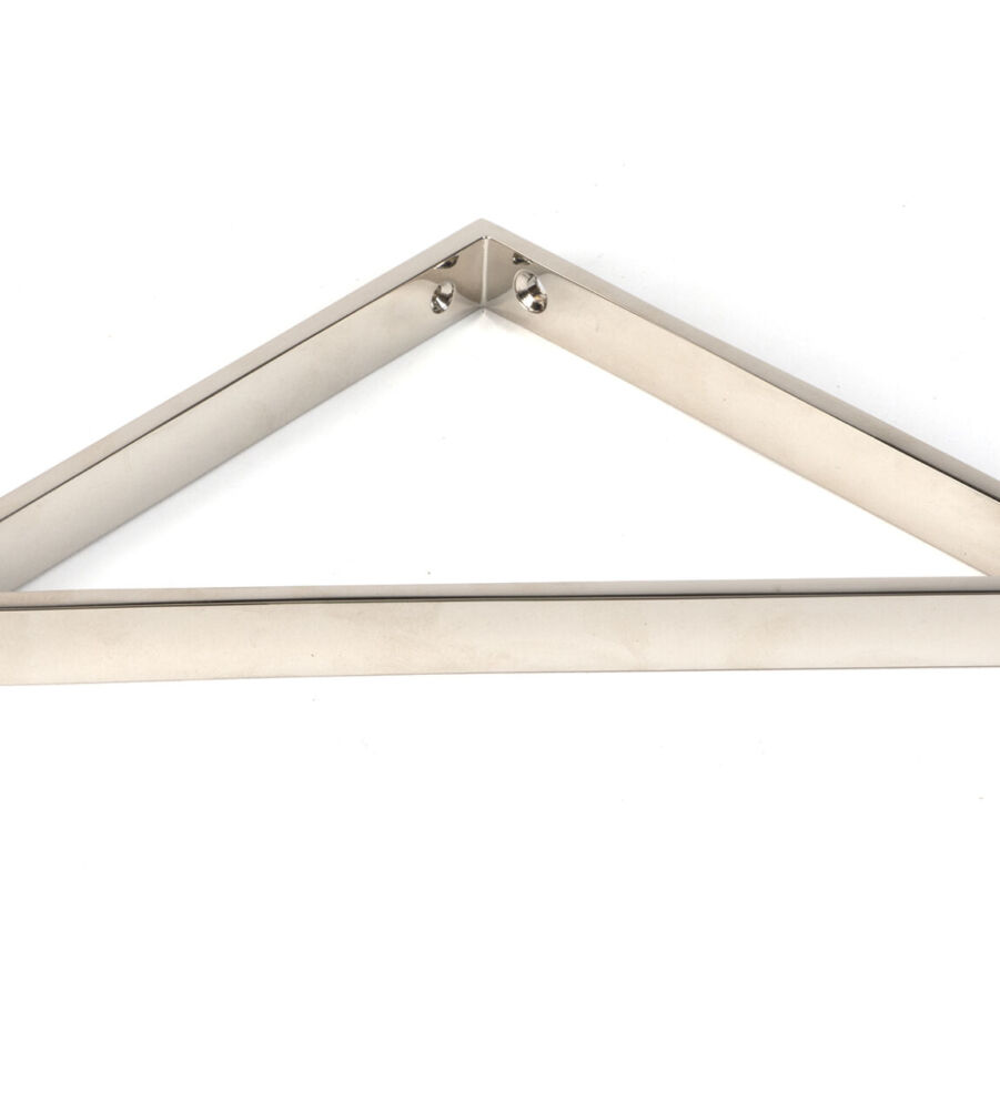 From The Anvil Polished Nickel Barton Shelf Bracket (200mm x 200mm) - Image 3