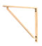 From The Anvil Polished Bronze Barton Shelf Bracket (200mm x 200mm)