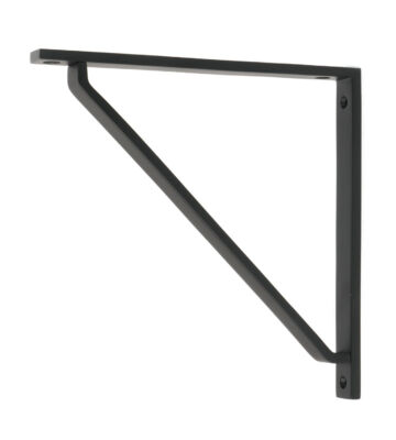 From The Anvil Matt Black Barton Shelf Bracket (200mm X 200mm)