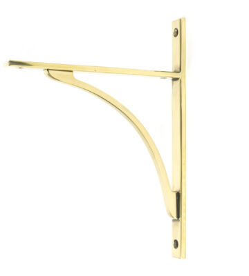 From The Anvil Aged Brass Apperley Shelf Bracket (260mm X 200mm)