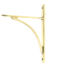 From The Anvil Aged Brass Apperley Shelf Bracket (260mm x 200mm)