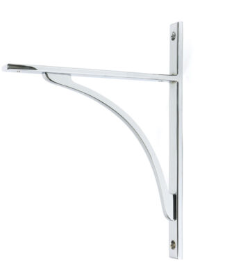 From The Anvil Polished Chrome Apperley Shelf Bracket (260mm X 200mm)