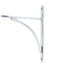 From The Anvil Polished Chrome Apperley Shelf Bracket (260mm x 200mm)