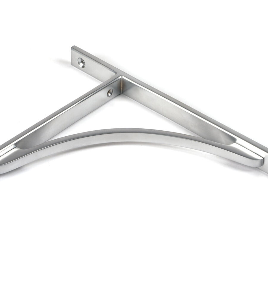 From The Anvil Satin Chrome Apperley Shelf Bracket (260mm x 200mm) - Image 3