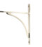 From The Anvil Polished Nickel Apperley Shelf Bracket (260mm x 200mm)