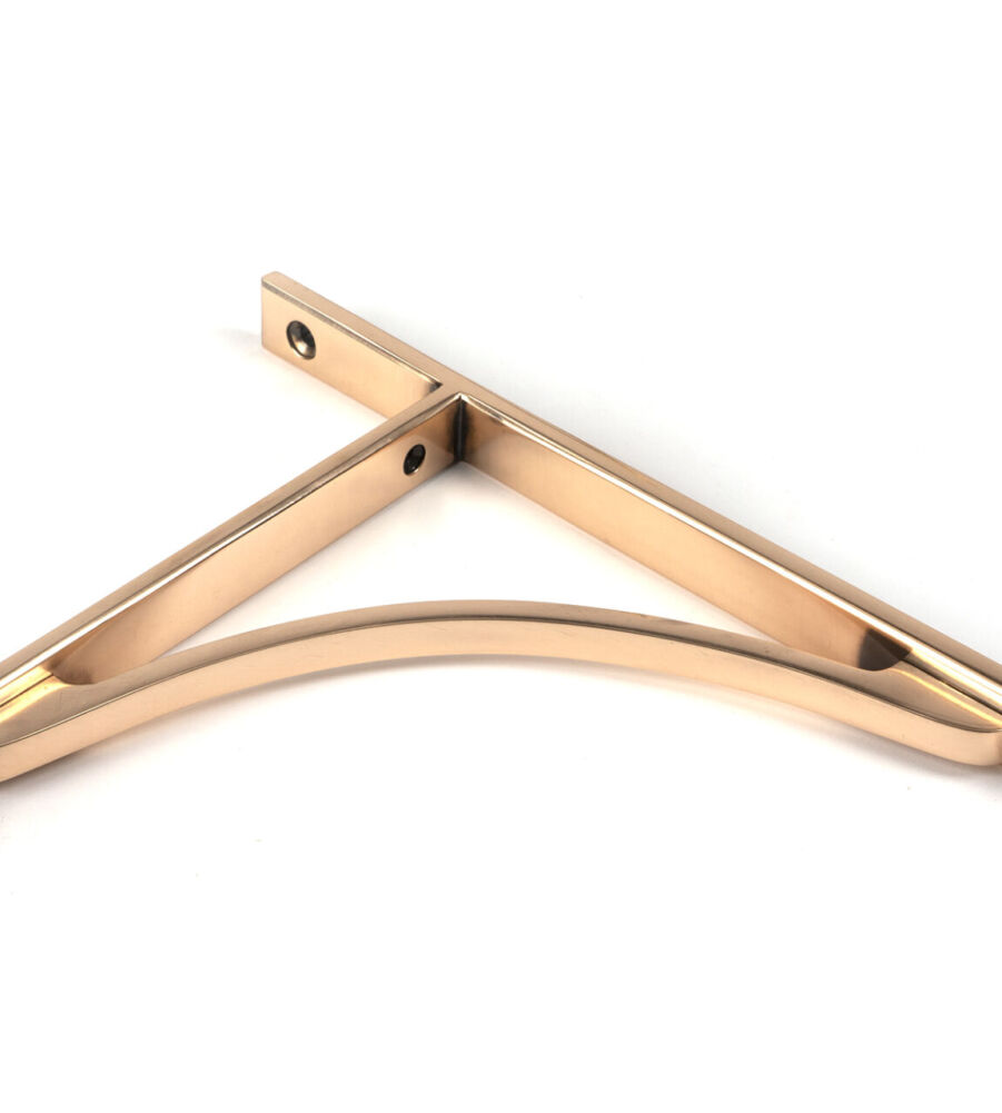 From The Anvil Polished Bronze Apperley Shelf Bracket (260mm x 200mm) - Image 3
